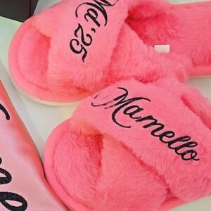 Fluffy Crossover Slippers Only