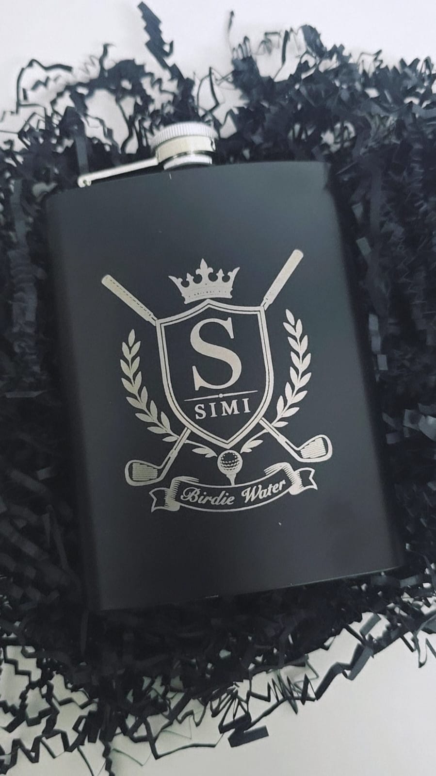 Personalised Hip Flask & Lighter Gift Set - Image 4