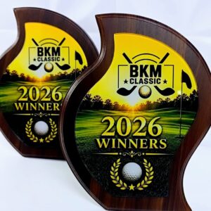Personalised  Glass Trophy
